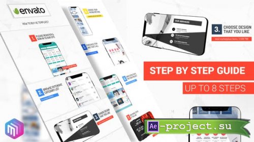 Videohive: How To Use - Step by Step Guide. Smartphone Version 21831557  - Project for After Effects