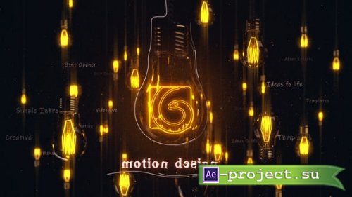 Videohive - Light Bulbs Intro - 25161618 - Project for After Effects
