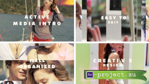 Videohive - Active Media Intro - 20276537 - Project for After Effects