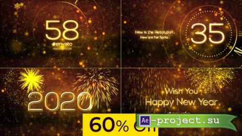 VideoHive: New Year Countdown 2020 25174445 - Project for After Effects