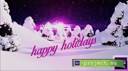 Christmas And Happy Holidays - After Effects Templates