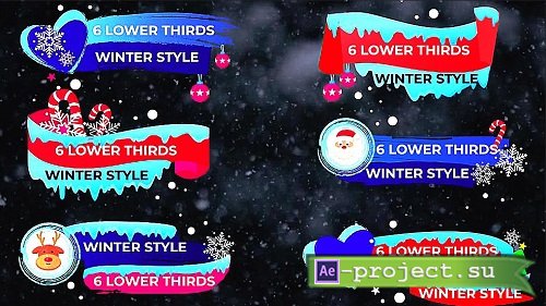 Winter Lower Thirds 335574 - Premiere Pro Templates