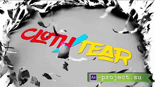 Cloth Tear Logo 314107 - After Effects Templates