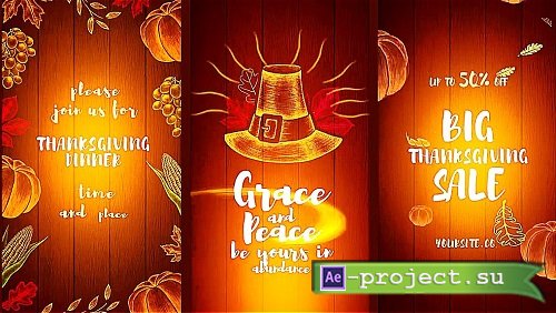 Thanksgiving Pack 332688 - After Effects Templates