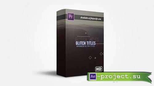 FlatPackFx - Advance Glitch Titles for Premiere Pro