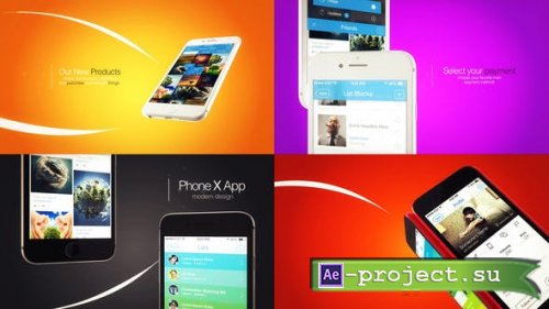 Videohive - Phone 8 Modular App Intro - 23695279 - Project for After Effects