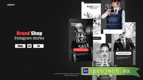 Videohive - Instagram Stories - Brand Shop - 24911510 - Project for After Effects
