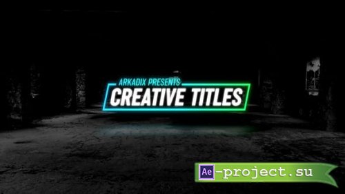 Videohive - Creative Titles 4k - 24911916 - Project for After Effects
