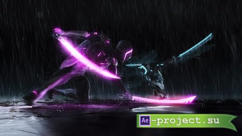 VideoHive: Cyborg Ninja Battle Logo 25207826 - Project for After Effects