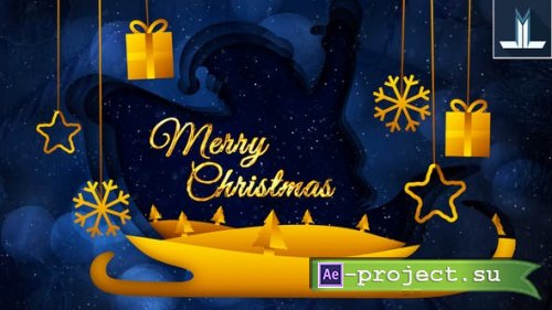VideoHive: Merry Christmas Greeting Card 25216913 - Project for After Effects