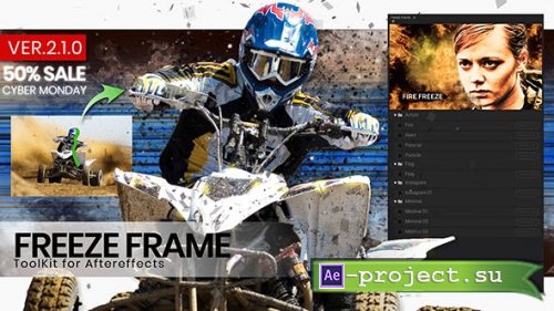 Videohive - Freeze Frame intro ToolKit - 24469101 - v2 - Project & Script for After Effects 