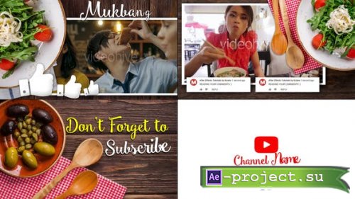Videohive - Mukbang Food Youtube Intro - 23097953 - Project for After Effects