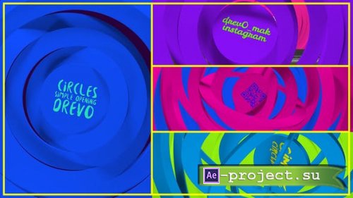 Videohive - Circles Simple Opening/ Transitions/Minimal Logo/ Youtube Clean Intro/ Cartoon Kid TV/ Corp/ IGTV - 25062794