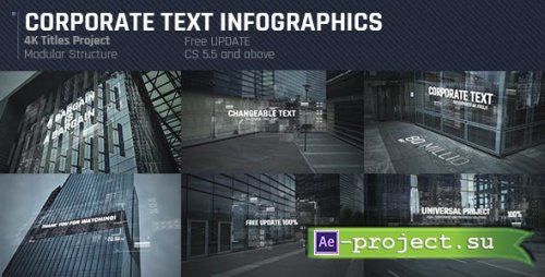 Videohive - Corporate Text Infographics/ Economic Titles Intro/ Business and Political Summit/ HUD UI Meeting - 20525392