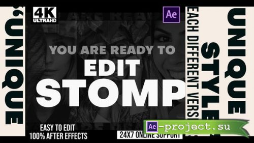 Videohive - Multi Type Stomp - 25220041 - Project for After Effects