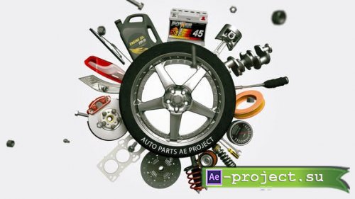 Videohive - Auto Parts - 25253400 - Project for After Effects
