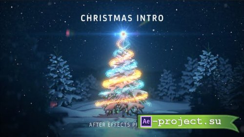 Videohive - Christmas Tree Intro - 25256893 - Project for After Effects