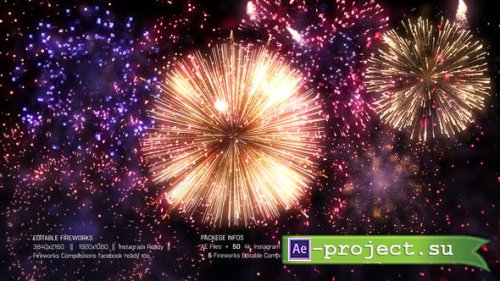 Videohive - Editable Fireworks Template 25116839 - Project for After Effects