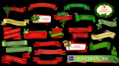 Videohive - Christmas Lowerthirds and Banners - 25261829 - Project for After Effects