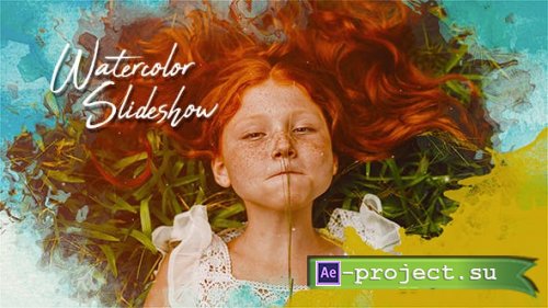 Videohive - Watercolor Slideshow - 21374036 - Project for After Effects