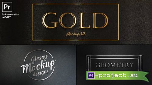 Videohive - Gold Titles Kit - 25267955 - Premiere Pro Templates