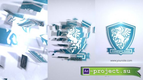 Videohive - Crystal Parts Logo Sting - 25135182 - Project for After Effects