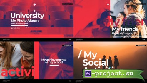 Videohive: University Photo Opener V2 25231581 - Project for After Effects