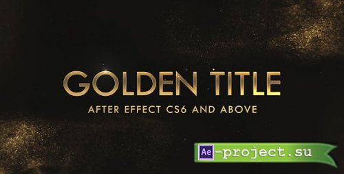VideoHive: Golden Silver Titles 21227334 - Project for After Effects