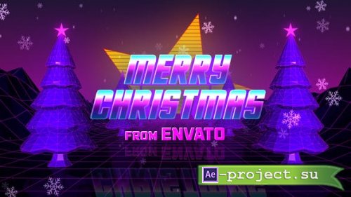 Videohive - Retro 80s Christmas Wishes - 25315698- Project for After Effects