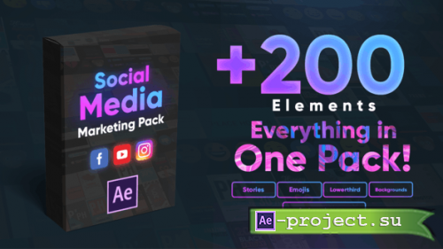 VideoHive: Social Media Marketing Pack 25324172 - Project for After Effects
