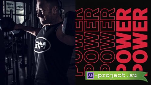 Videohive: Workout Power Intro 25005339 - Project for After Effects