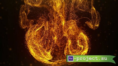 Videohive - Flowing Particles Drop Logo - 25330725 - Project for After Effects