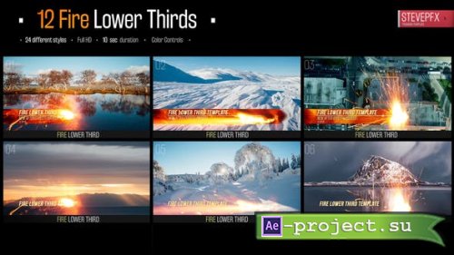 Videohive - Fire Action Titles - 24010841 - Project for After Effects
