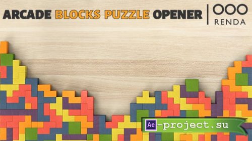 Videohive - Arcade Blocks Puzzle Opener - 21317006 - Project for After Effects