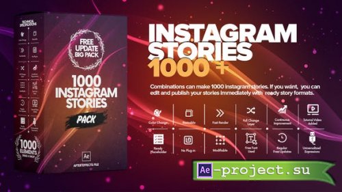 Videohive - Instagram Stories Pack - 25325186 - Project for After Effects