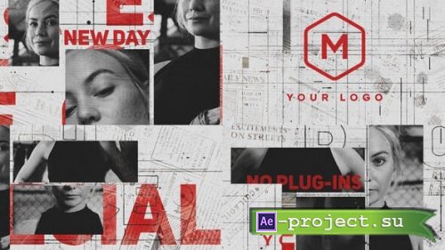 Videohive: New Face Logo Reveal 25350987 - Project for After Effects