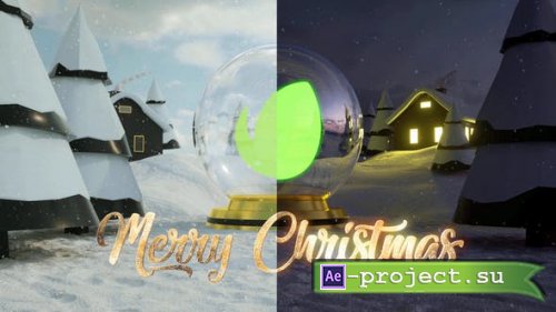 Videohive: Christmas Logo Intro 25107889 - Project for After Effects