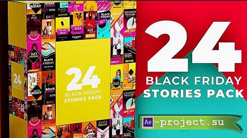 24 Black Friday Stories Pack 320292 - After Effects Templates