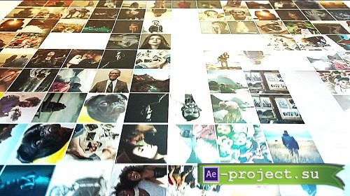 Folding Photo Grid Opener 343900 - After Effects Templates