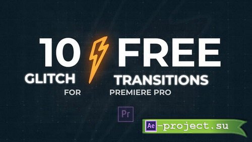 10 Glitch transitions - Premiere Pro
