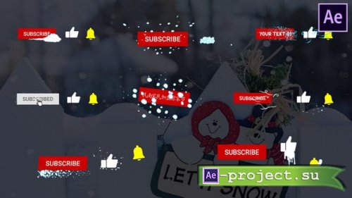 Videohive: Snow Subscribes 25369488 - Project for After Effects
