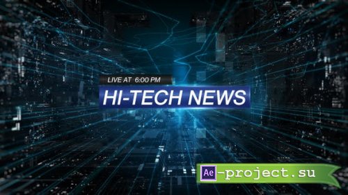 Videohive - Hi-Tech News - 25396295 - Project for After Effects