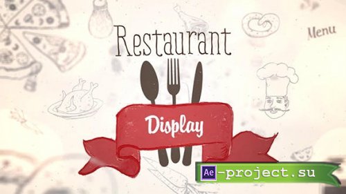 Videohive: Restaurant Display 19609402 - Project for After Effects