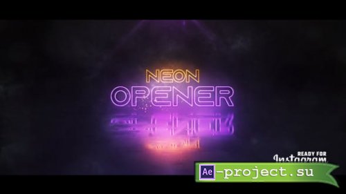 Videohive: Neon Logo Opener 24168138 - Project for After Effects