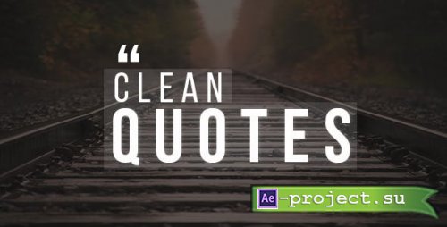 Videohive - 30 Clean Quotes Pack! - 19459276 - Project for After Effects