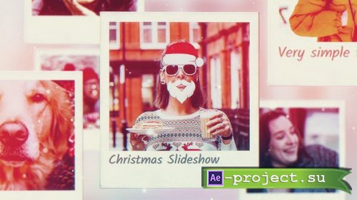Videohive - Christmas Photo Frames Slideshow - 25155369 - Project for After Effects
