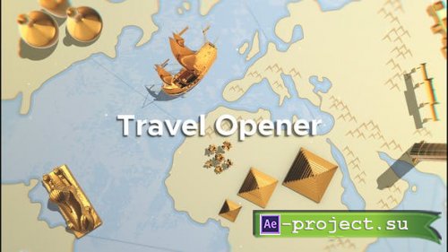 Videohive Travel Opener 23366827 - Project for After Effects