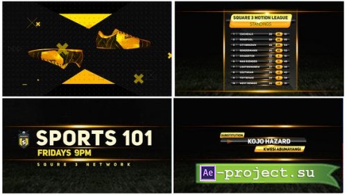 Videohive: Sports Broadcast 4k 24504340 - Project for After Effects