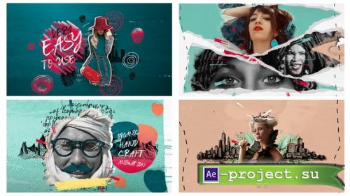 Videohive: 4k Hand Drawn Promo Pack 24768693 - Project for After Effects
