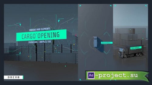 Videohive: Cargo Opening 25419288 - Project for After Effects